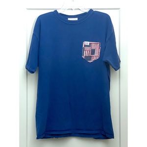 Fraternity Collection American Flag Pocket Tee